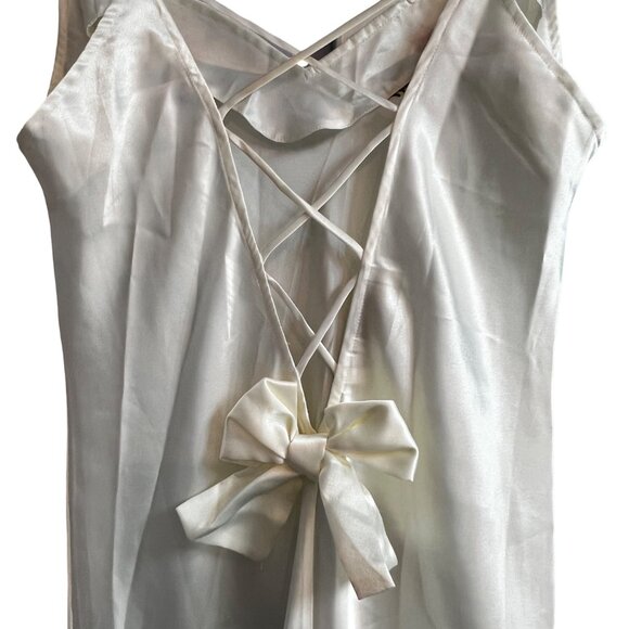 Vintage Victoria's Secret Peignoir 1980s Embroidered Nightgown & Robe Set P/S NW - Picture 6 of 16